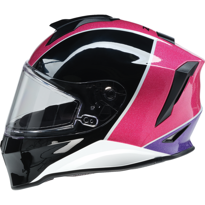 Youth Warrant Snow 2.0 Helmet, Fresh Powder Pink/Purple, Size L