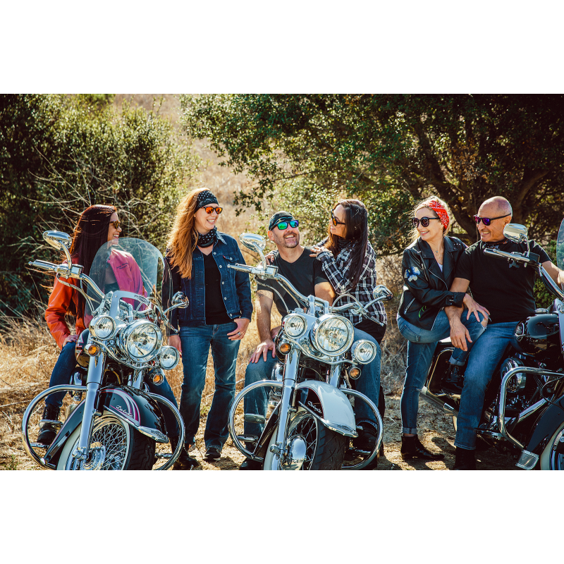 Fleece-Lined Motley Tube - Black paisley