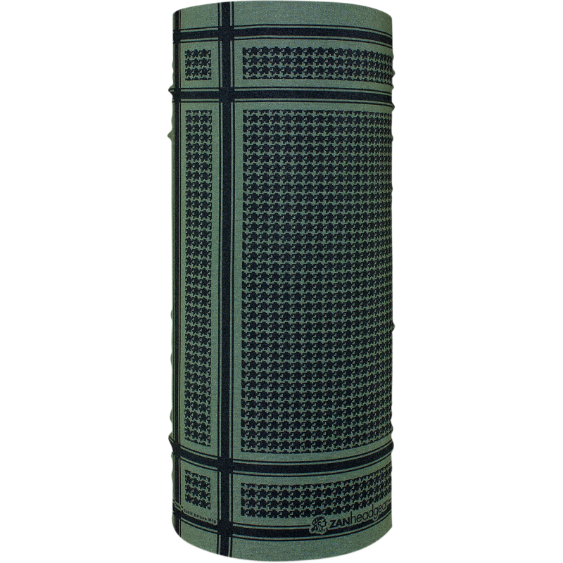 Polyester Motley Tube - Houndstooth olive