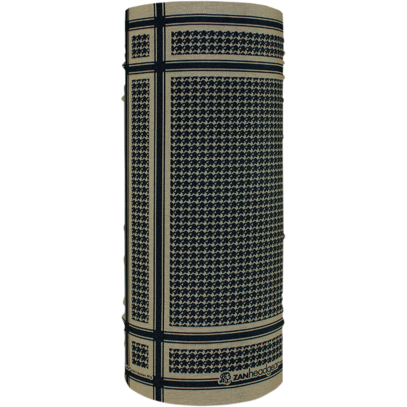 Polyester Motley Tube - Houndstooth coyote tan