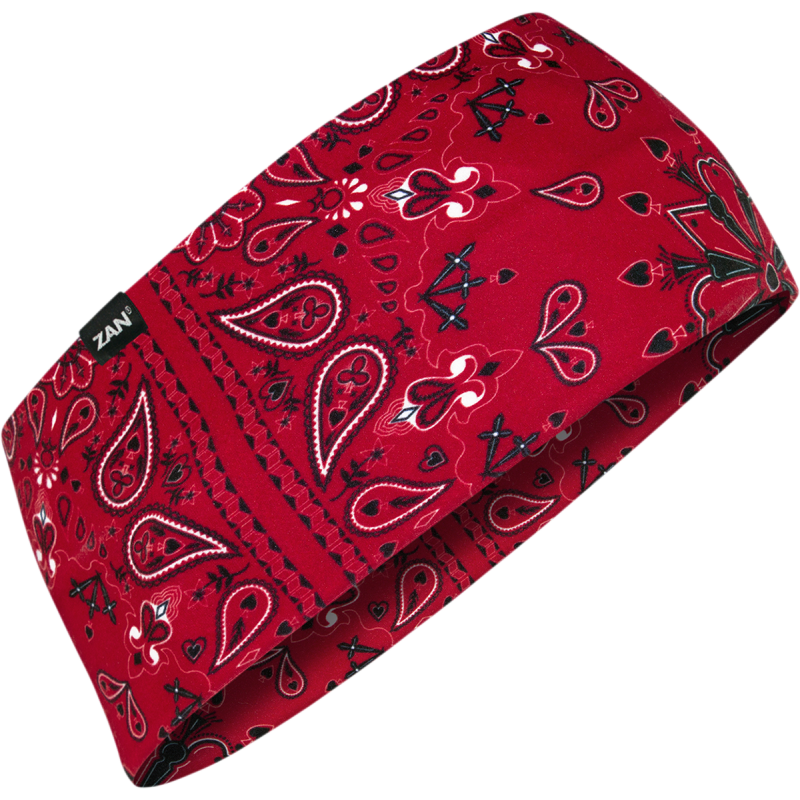 SportFlex Headband - Red paisley