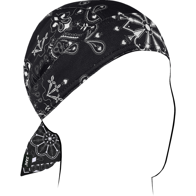 Micro-Mesh Flydanna - Black paisley