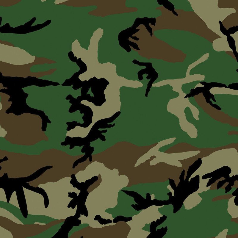 Cotton Bandanna - Woodland camouflage