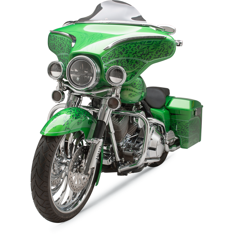 Flare Windshield 6.5" Dark Smoke