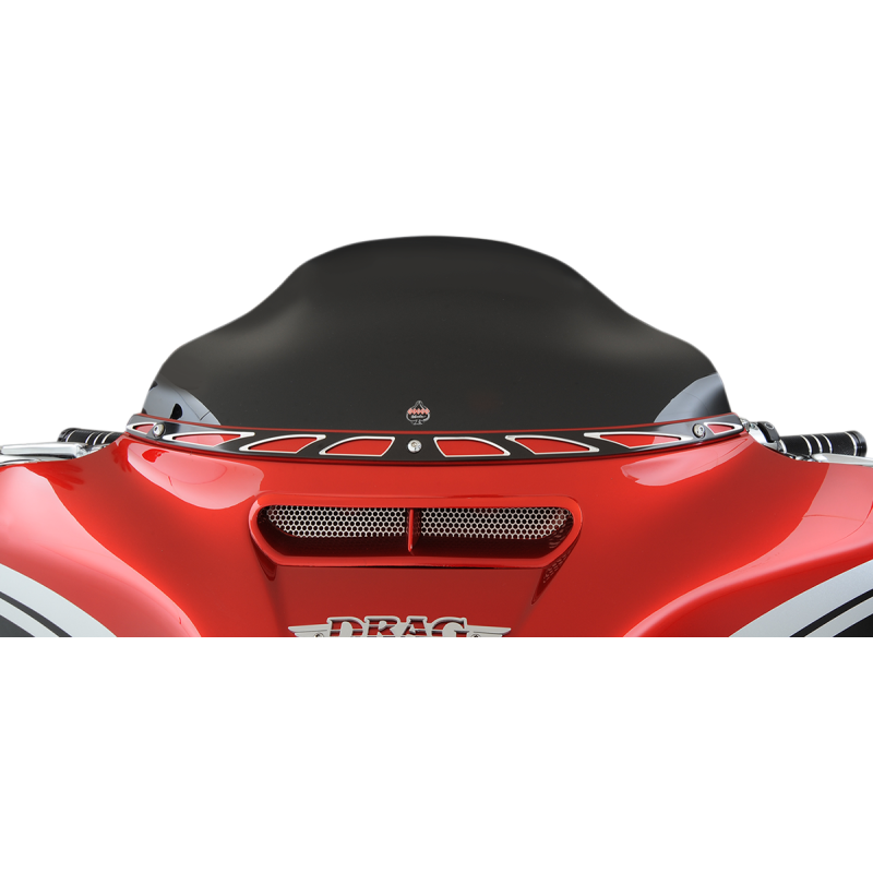 Klock Werks Flare Windshield - 6.5" Black