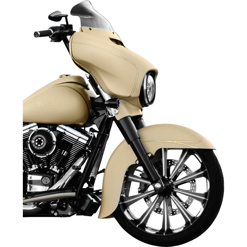 Klock Werks Flare Windshield - 8.5" Dark Smoke