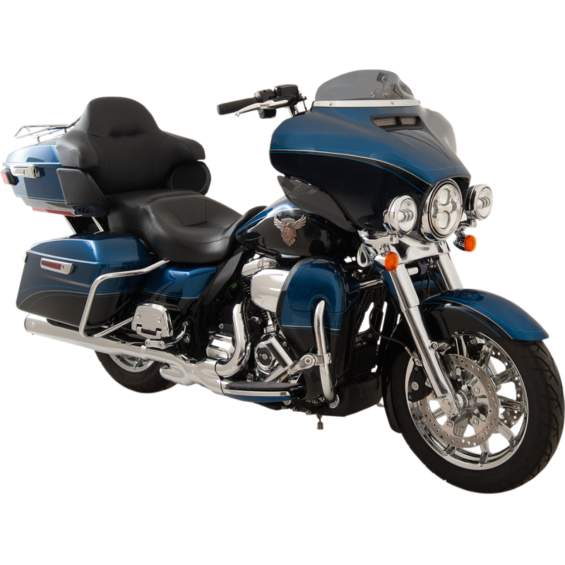 Klock Werks 2014+ FLH Flare Windshield - 4" Dark Smoke