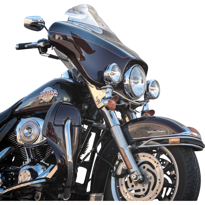 Klock Werks Flare Windshield - 6.5" Clear