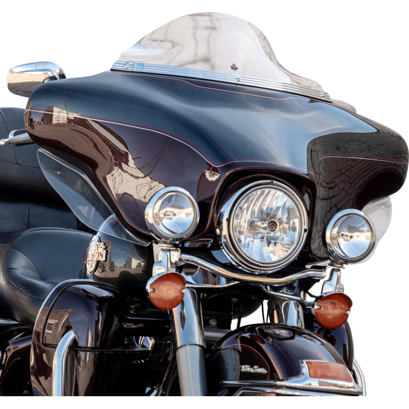 Klock Werks Flare Windshield - 6.5" Clear