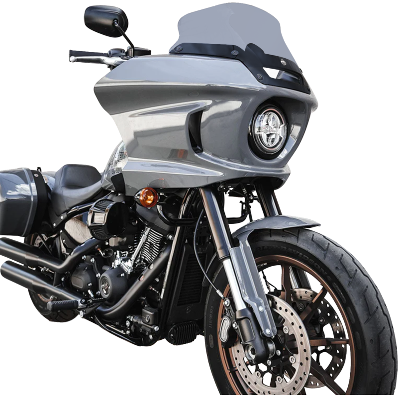 Klock Werks Flare Windshield - 8" Dark Smoke