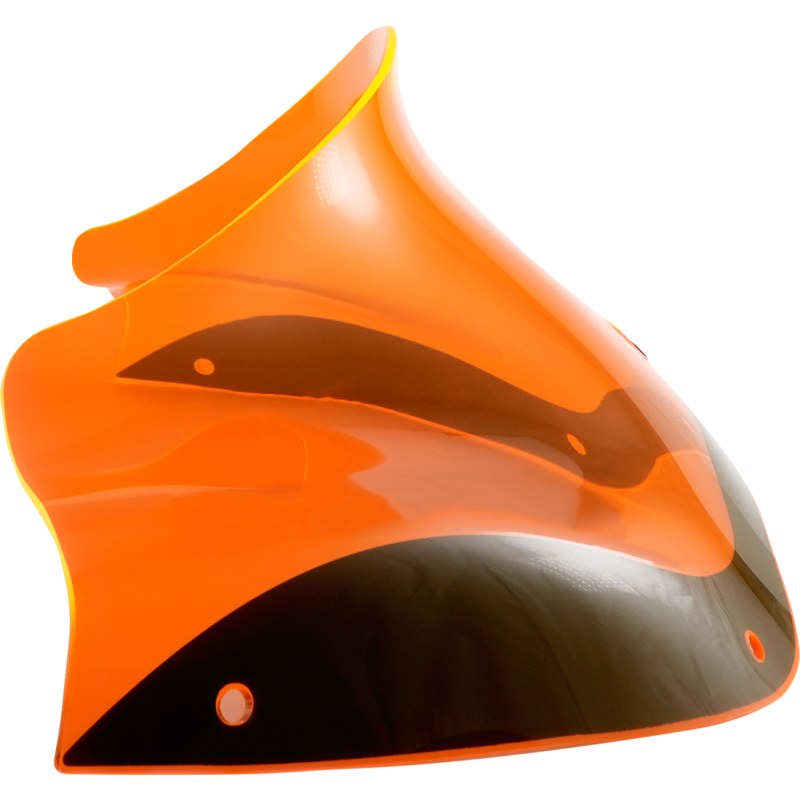 Ice Kolor Flare Windshield - 8" orange ice