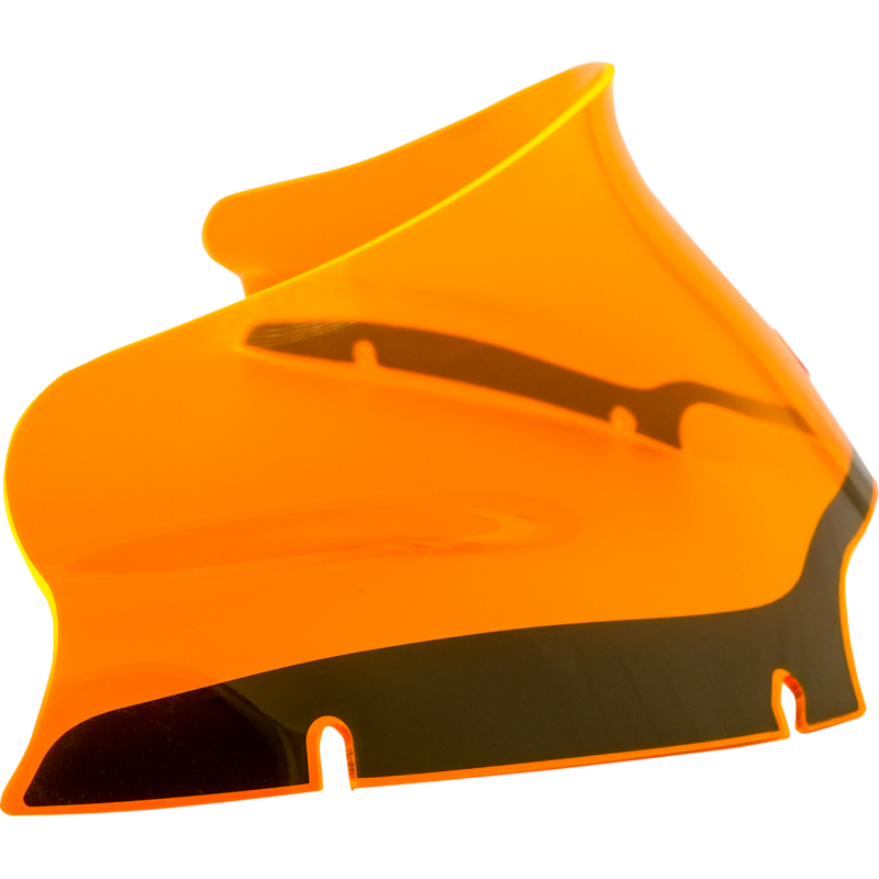 Ice Kolor Flare Windshield - 6" orange ice