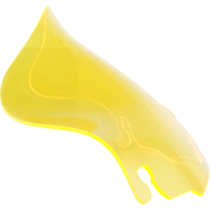 Ice Kolor Flare Windshield 6.5" Yellow