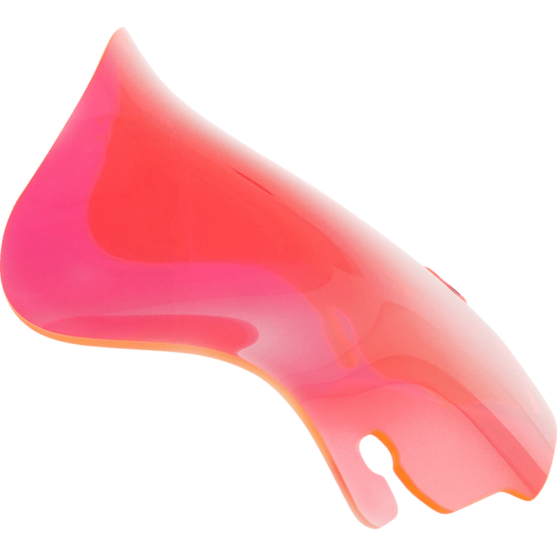 Ice Kolor Flare Windshield 6.5" Pink