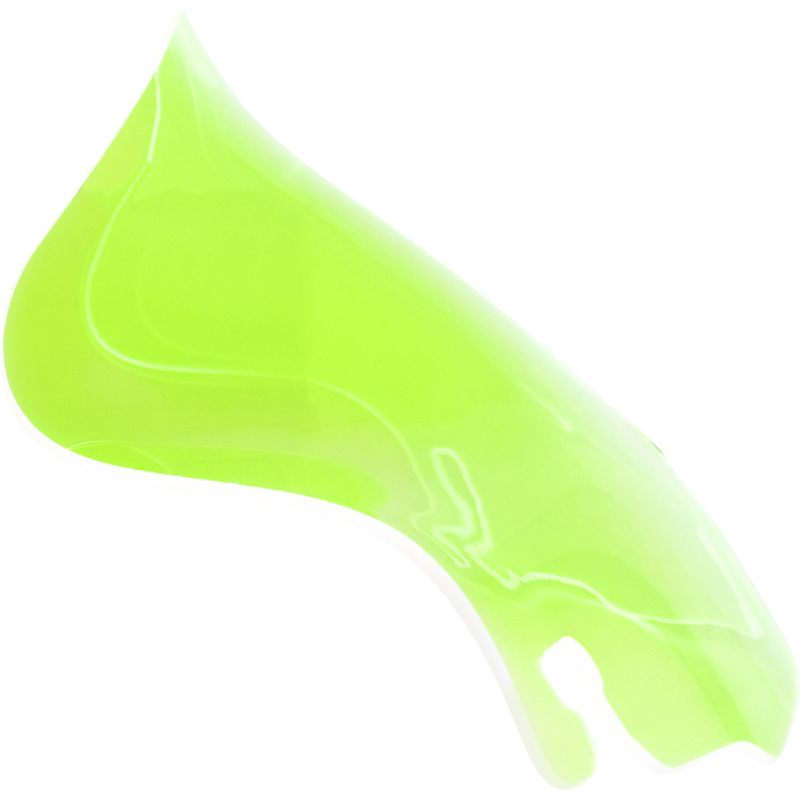 Ice Kolor Flare Windshield 6.5" Green