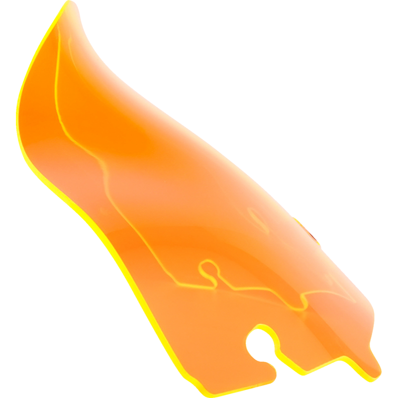 Ice Kolor Flare Windshield 6.5" Orange