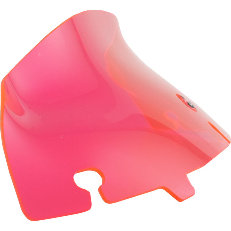 Ice Kolor Flare Windshield - 4" pink ice