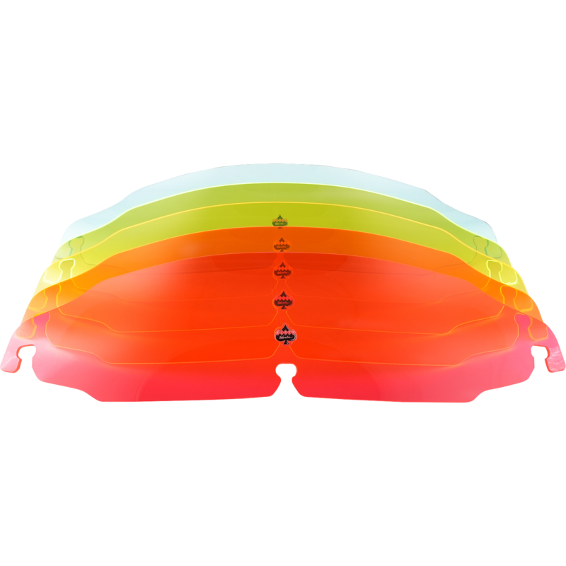 Ice Kolor Flare Windshield 3.5" Orange