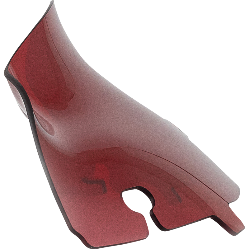 Kolor Flare Windshield 4" Red