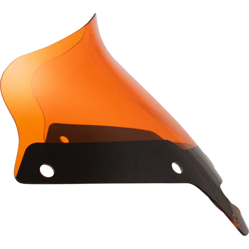 Klock Werks Kolor Flare Windshield, 6" Orange