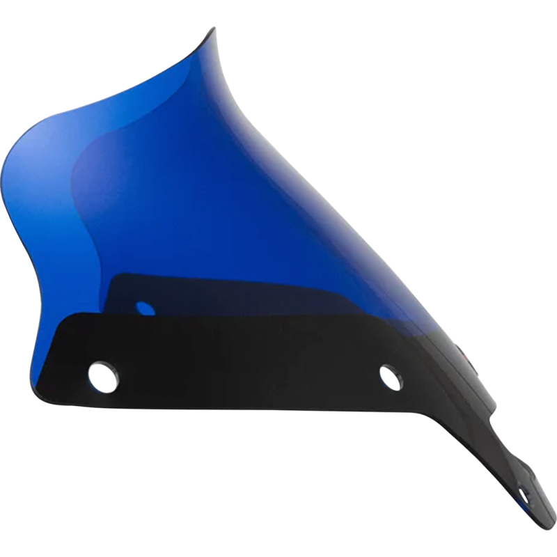Klock Werks Kolor Flare Windshield, 6" Blue