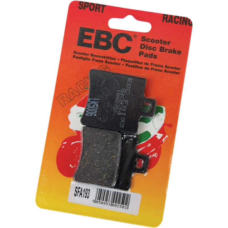 Front Organic Brake Pads for Malaguti F12 Phantom Foggy 00-02