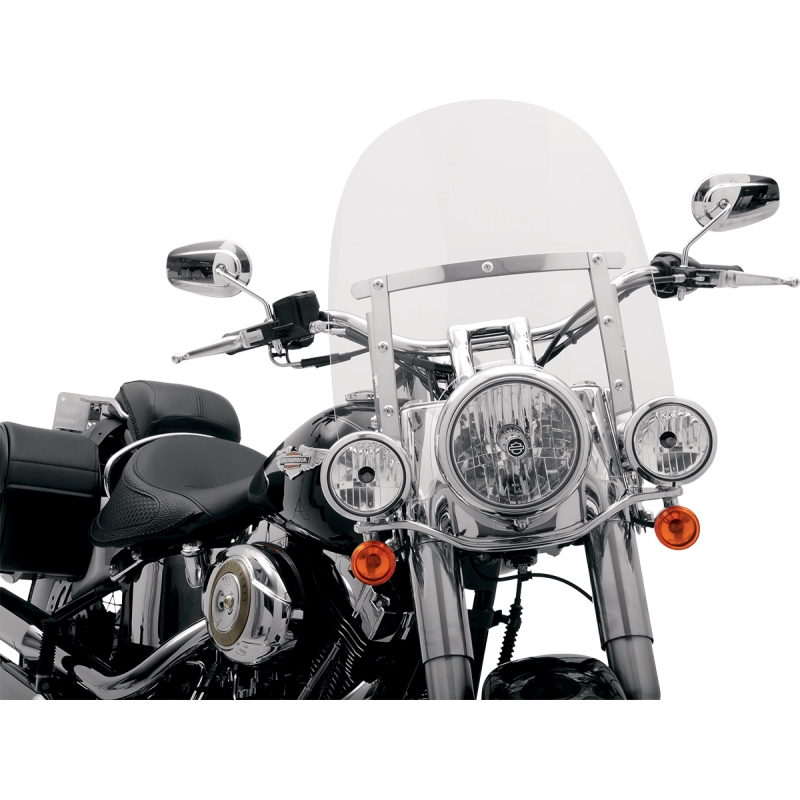 Memphis Slim Windshield - 15" Tall - Clear