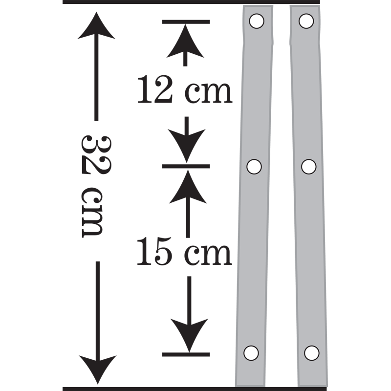 Clear 15" Replacement Windshield Plastic