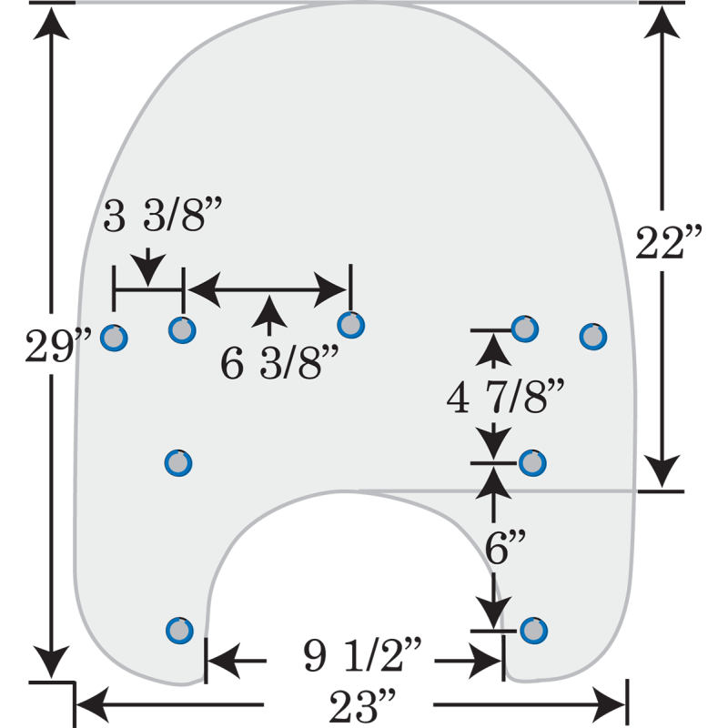 Replacement Plastic 15" Solar