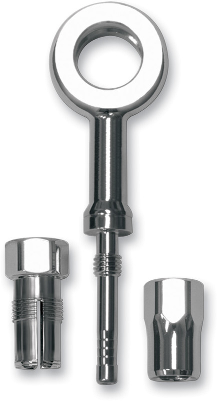 12mm 180° Chrome Banjo w/ Stainless Fittings