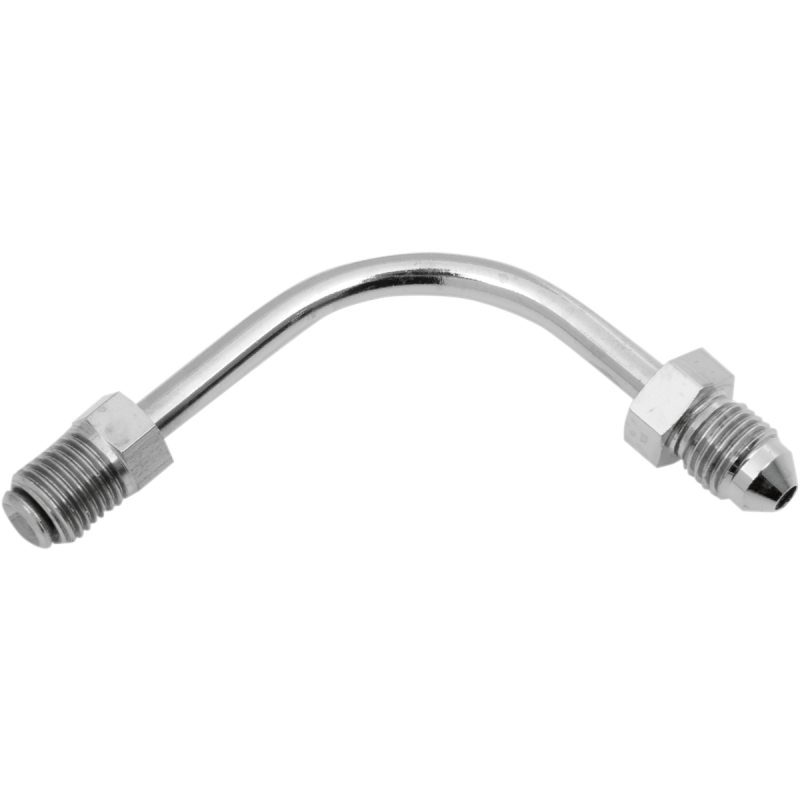 Russell 3/8"-24 Inverted Flare, #3 Male, 90° Long Bend Fitting