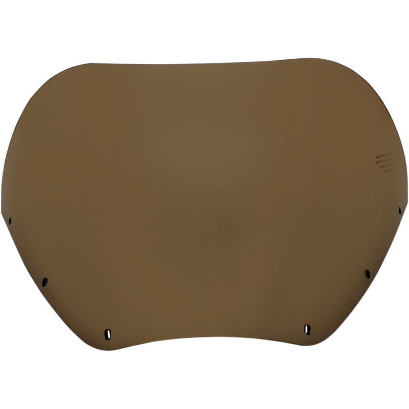 7" Cafe black smoke Solid Windshield