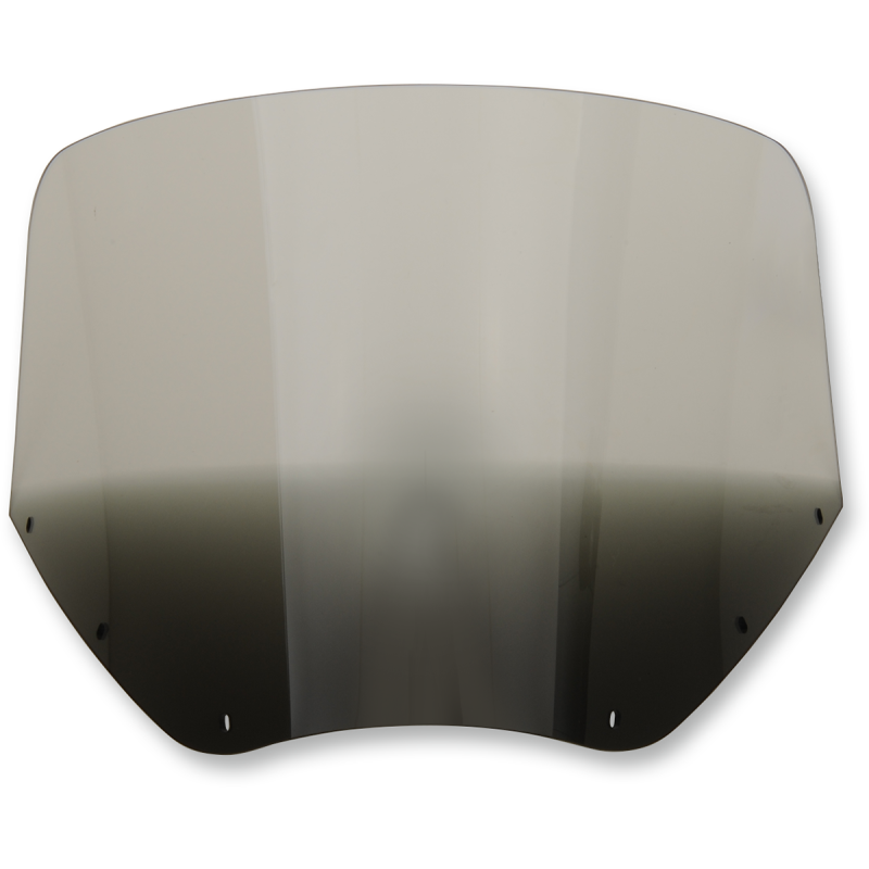 11" Black smoke Solid Windshield