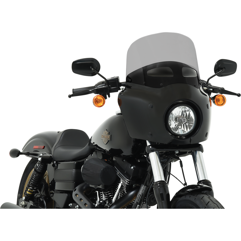 11" Black smoke Vented Windshield