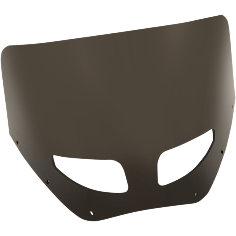 11" Dark black smoke Vented Windshield