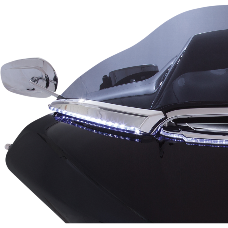Chrome Horizon LED Windshield Trim