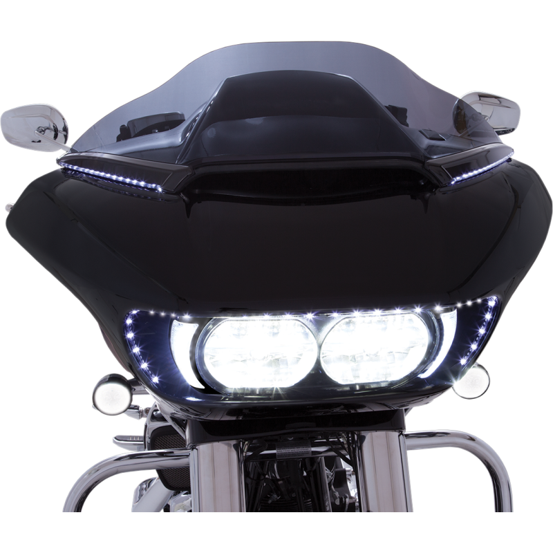 Horizon LED Windshield Trim Black