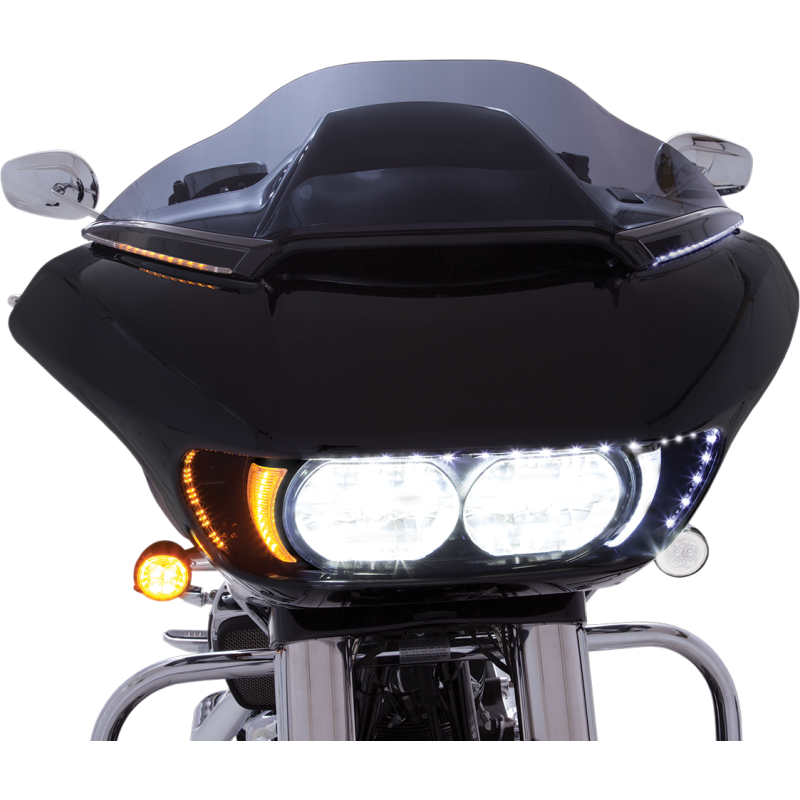 Horizon LED Windshield Trim Black