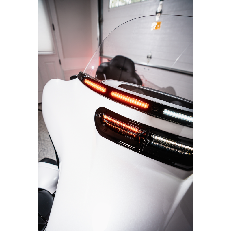 Windshield Trim LED Turn Signal Gloss Black