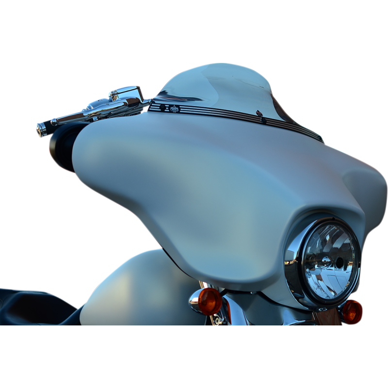 Flare Series Windshield Trim Black/Chrome