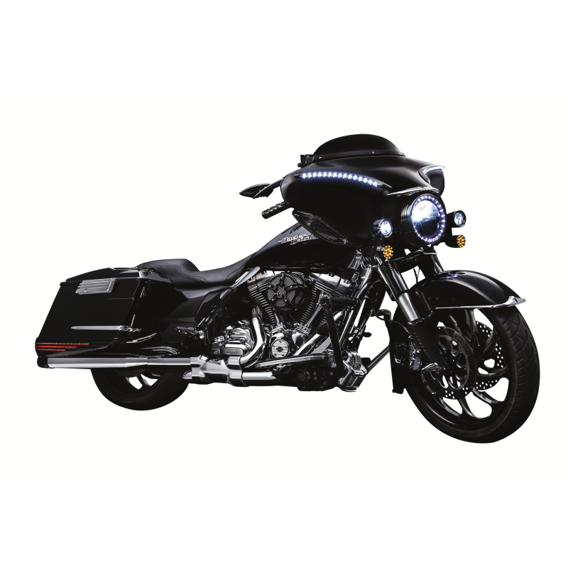 Smooth Gloss Black Fairing/Windshield Trim