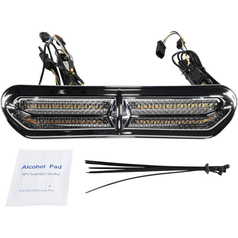 Dynamic LED Vent Inserts Chrome