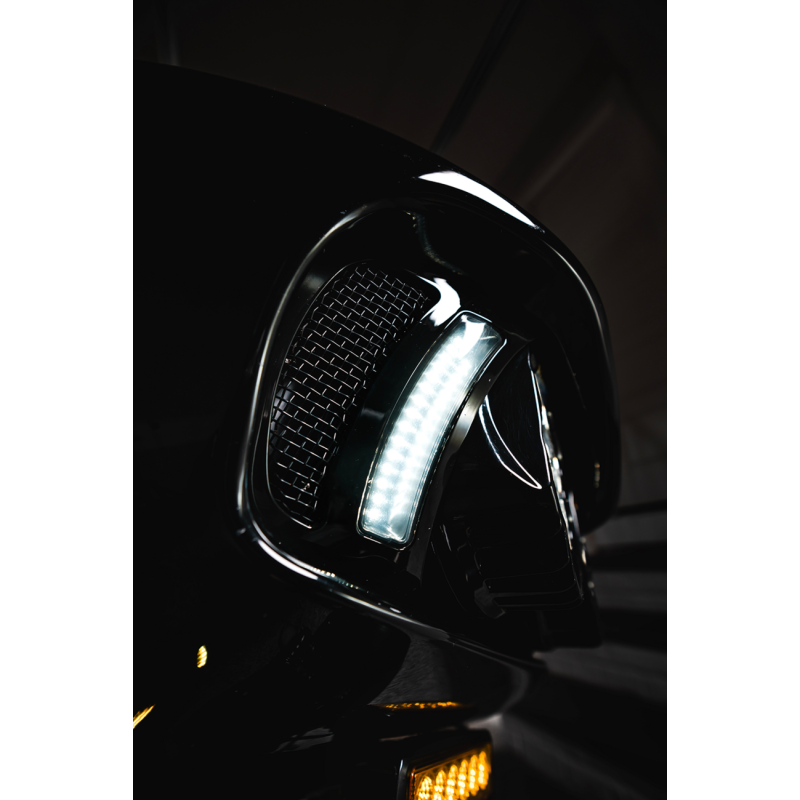 Vent Inserts With LED Lights Gloss Black