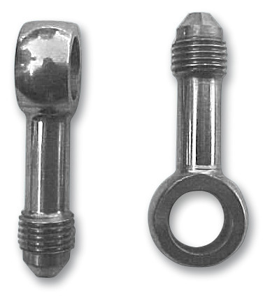 (image for) Goodridge Straight Banjo Adapter, 3/8"/10 mm, Stainless Steel