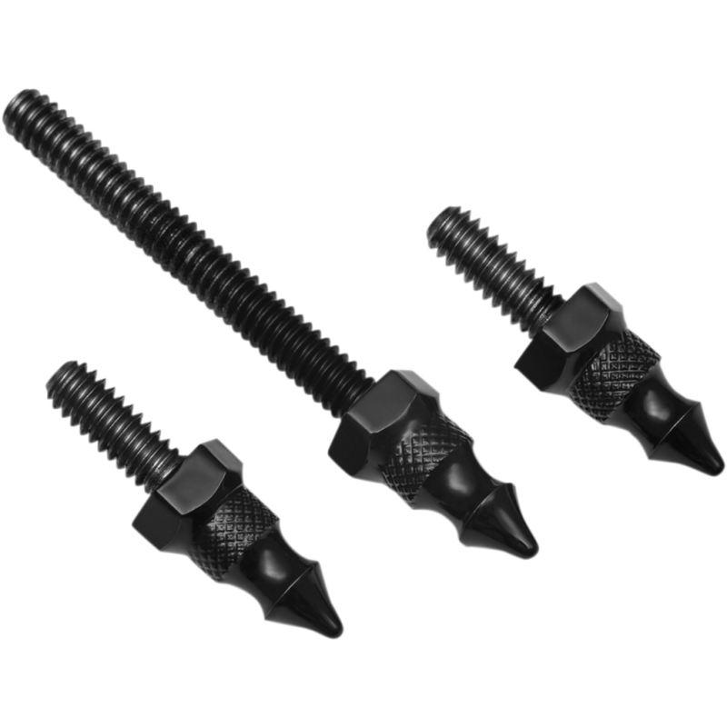 Kuryakyn Windshield Spikes - Gloss Black