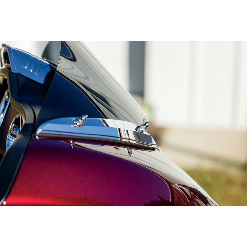 Windshield Spikes Chrome