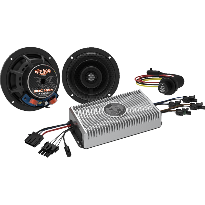 Wild Boar Audio 150 Watt Amp/Front Speaker Kit