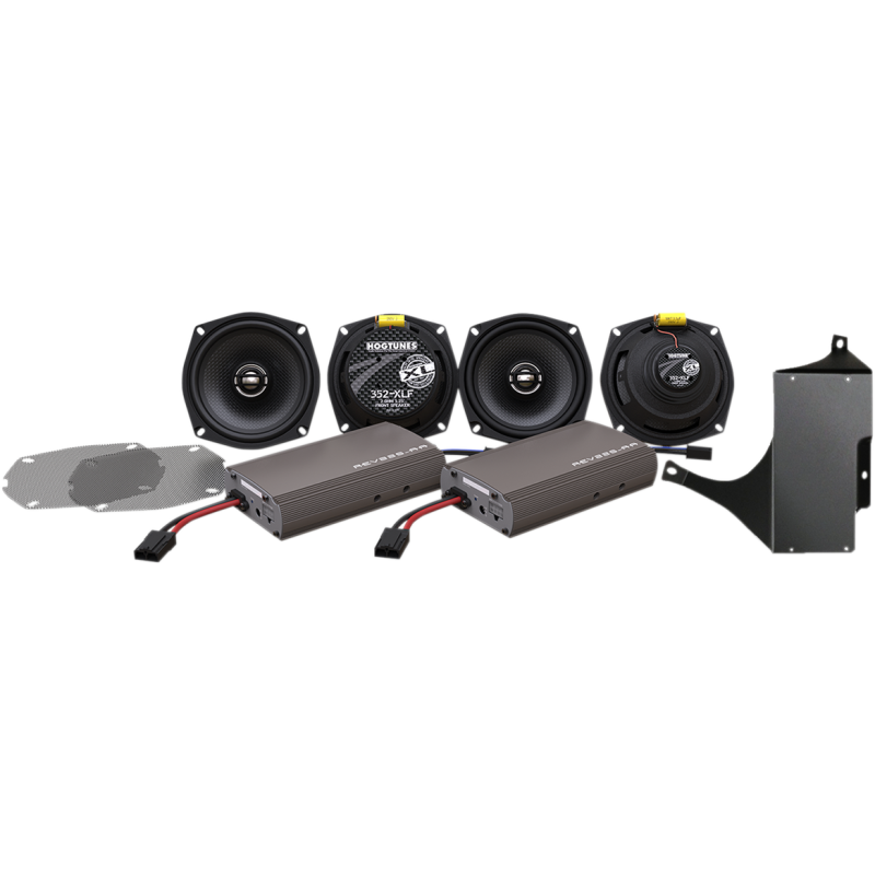 Hogtunes XL Series 450-Watt Dual Amp/Speaker Kit