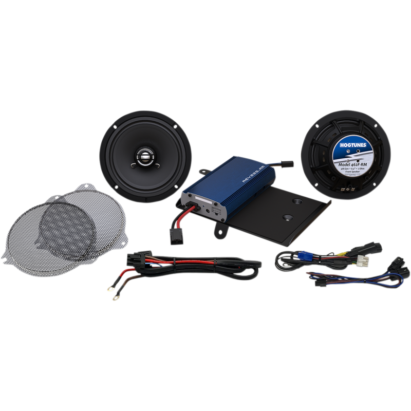 Hogtunes 225-Watt Amp/6.5” Front Speaker Kit (FLHX/FLHXS)