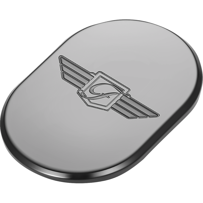 Antenna Cover Left Rear Black Figurati Logo